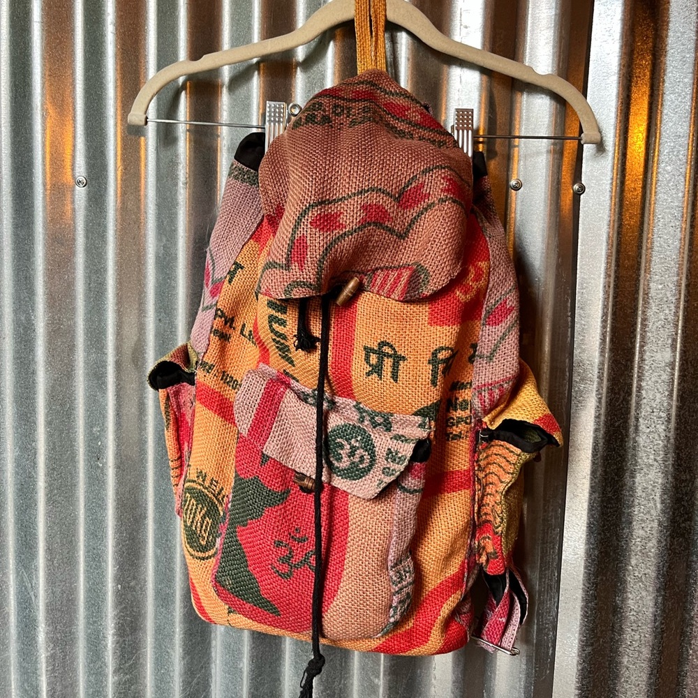 🕉️ Jute Backpack